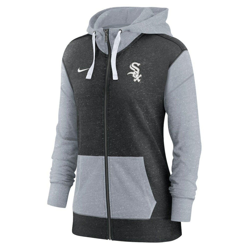 Chicago White Sox Nike Women's Full-Zip Hoodie - Black Hoodies