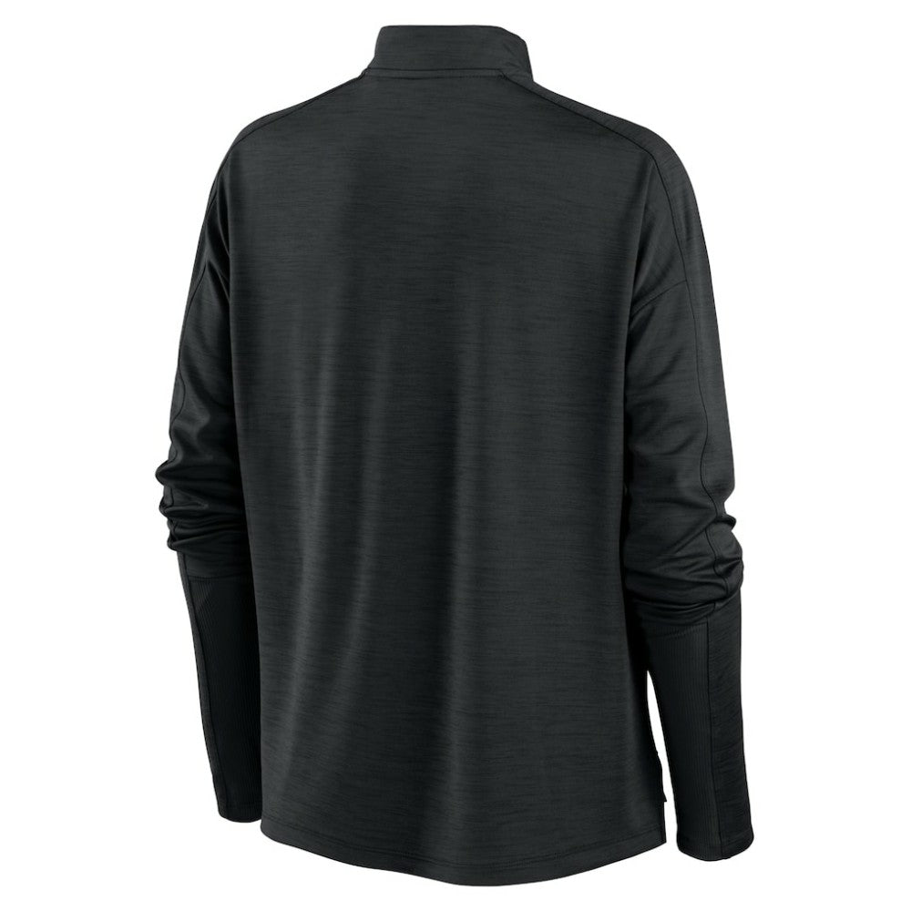 Chicago White Sox Nike Women's Pacer Quarter-Zip Top - Black Tops