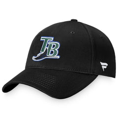 Tampa Bay Rays Fanatics Cooperstown Collection Core Adjustable Hat - Black Hats