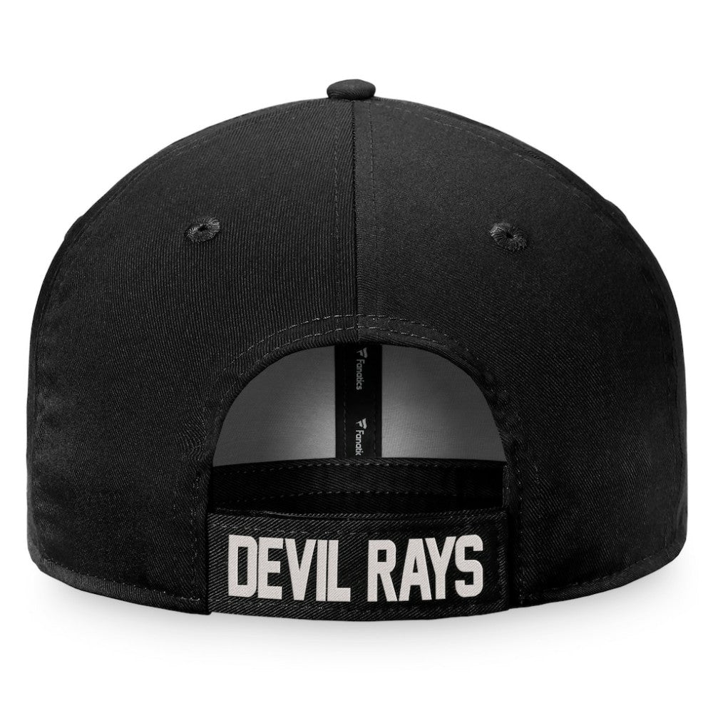 Tampa Bay Rays Fanatics Cooperstown Collection Core Adjustable Hat - Black Hats