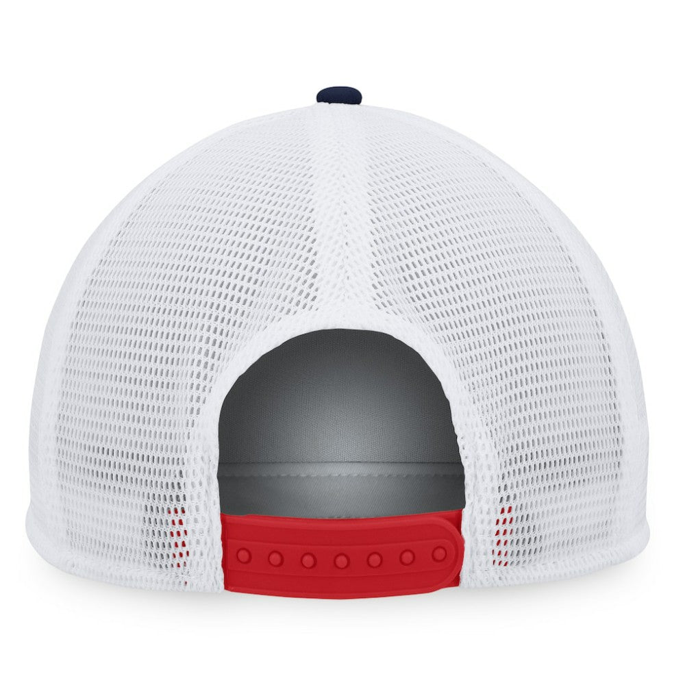 Boston Red Sox Fanatics Heritage Foam Front Trucker Snapback Hat - Navy/Red Hats