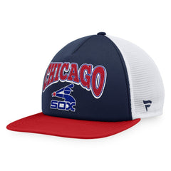 Chicago White Sox Fanatics Heritage Foam Front Trucker Snapback Hat - Navy/Red Hats