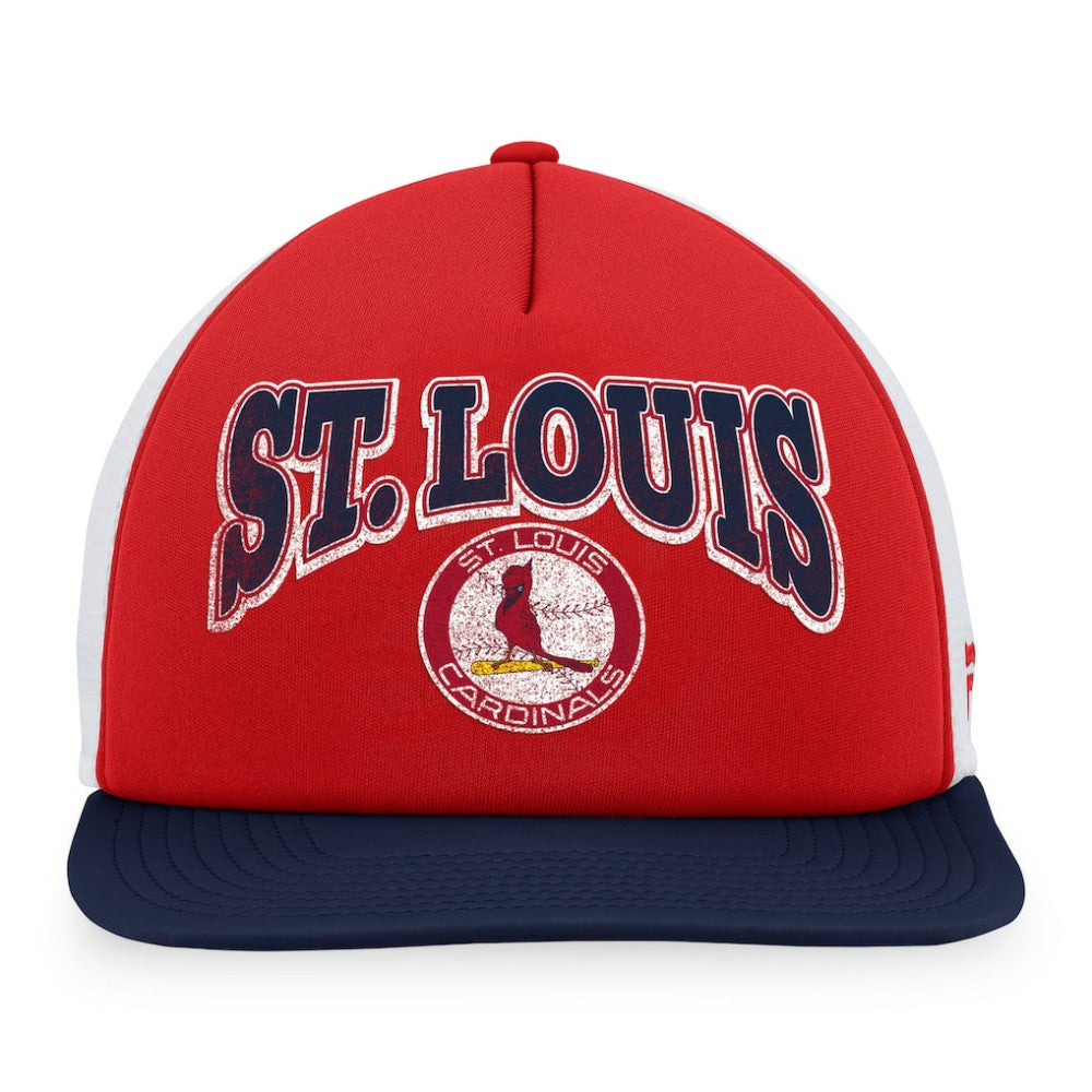 St. Louis Cardinals Fanatics Heritage Foam Front Trucker Snapback Hat - Red/Navy Hats