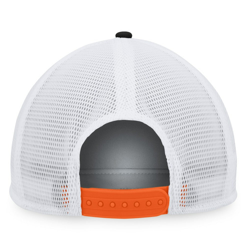 San Francisco Giants Fanatics Heritage Foam Front Trucker Snapback Hat - Black/Orange Hats