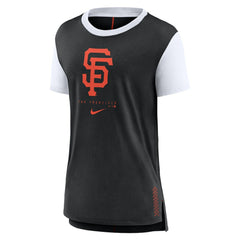 San Francisco Giants Nike Women's Local Touch Fashion Top - Black Tops