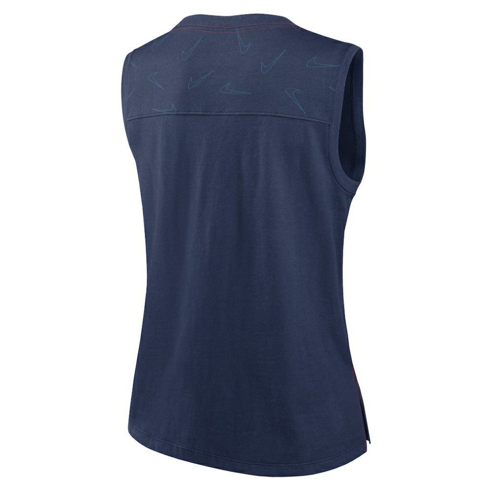 Cleveland Guardians Nike Women's Muscle Play Tank Top - Navy Tanks