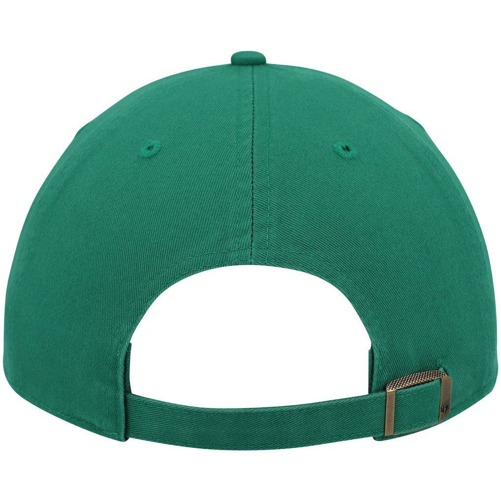 Boston Celtics '47 Clean Up Wordmark Adjustable Hat Kelly Green - 47 brand