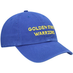 Golden State Warriors '47 Clean Up Wordmark Adjustable Hat Royal - 47 brand