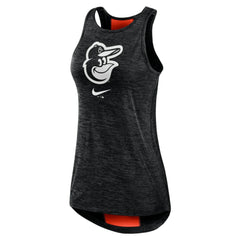 Baltimore Orioles Nike Women's Right Mix High Neck Tank Top - Black Tanks