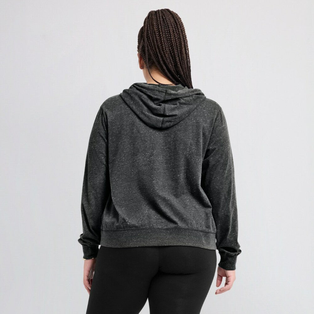 San Francisco Giants Nike Women's Diamond Icon Gym Vintage Lightweight Hooded Top - Black Tops