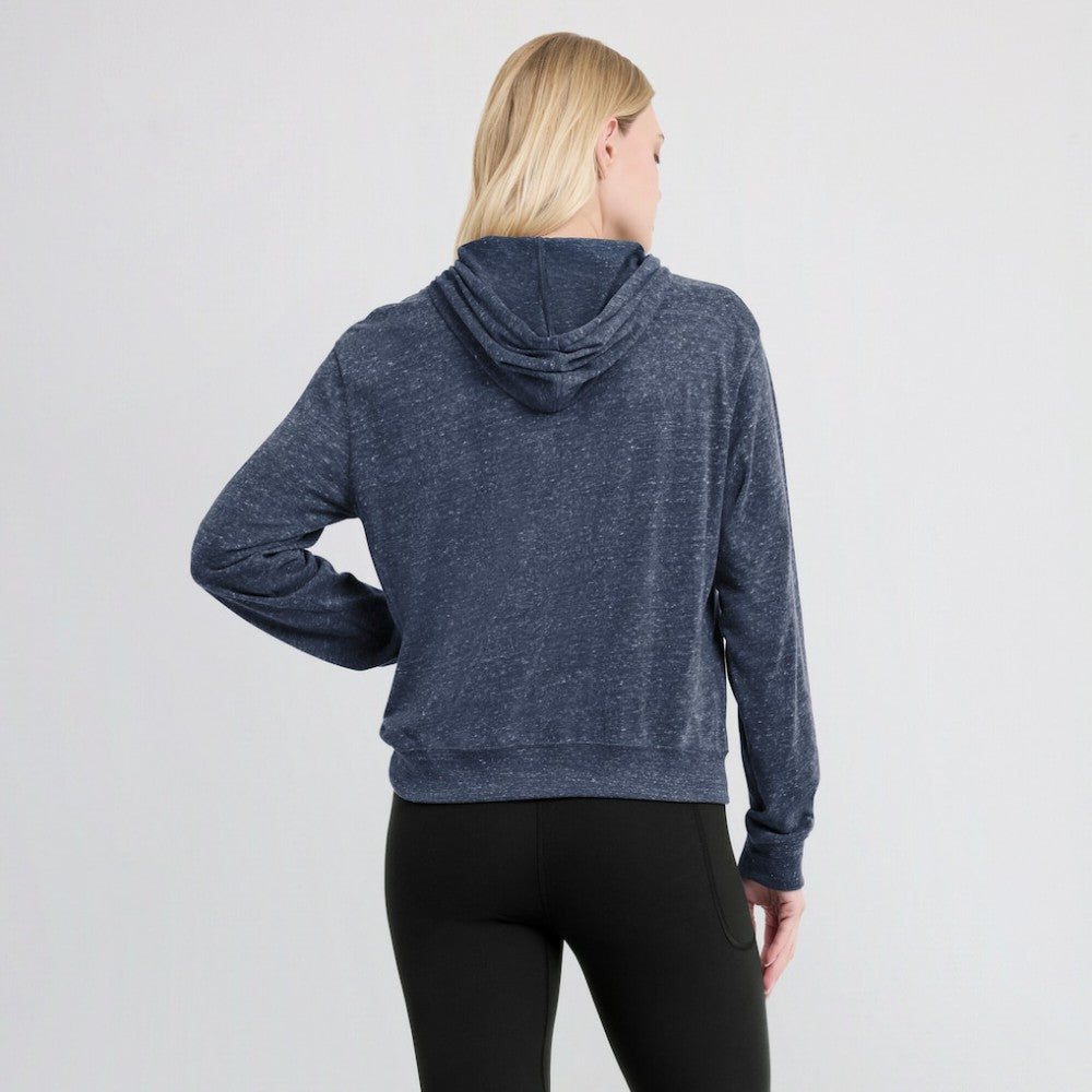 Houston Astros Nike Women's Diamond Icon Gym Vintage Lightweight Hooded Top - Navy Tops