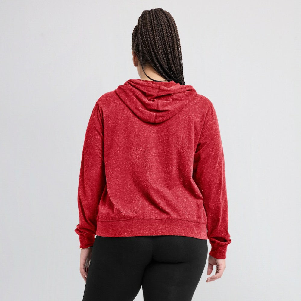 St. Louis Cardinals Nike Women's Diamond Icon Gym Vintage Lightweight Hooded Top - Red Tops