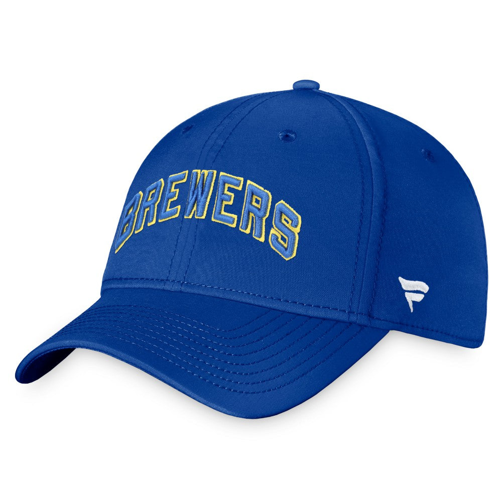 Milwaukee Brewers Fanatics Cooperstown Core Flex Hat - Royal Hats