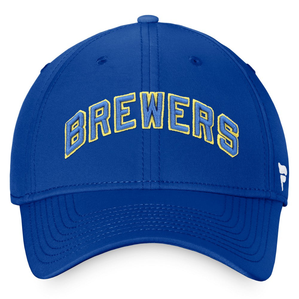 Milwaukee Brewers Fanatics Cooperstown Core Flex Hat - Royal Hats