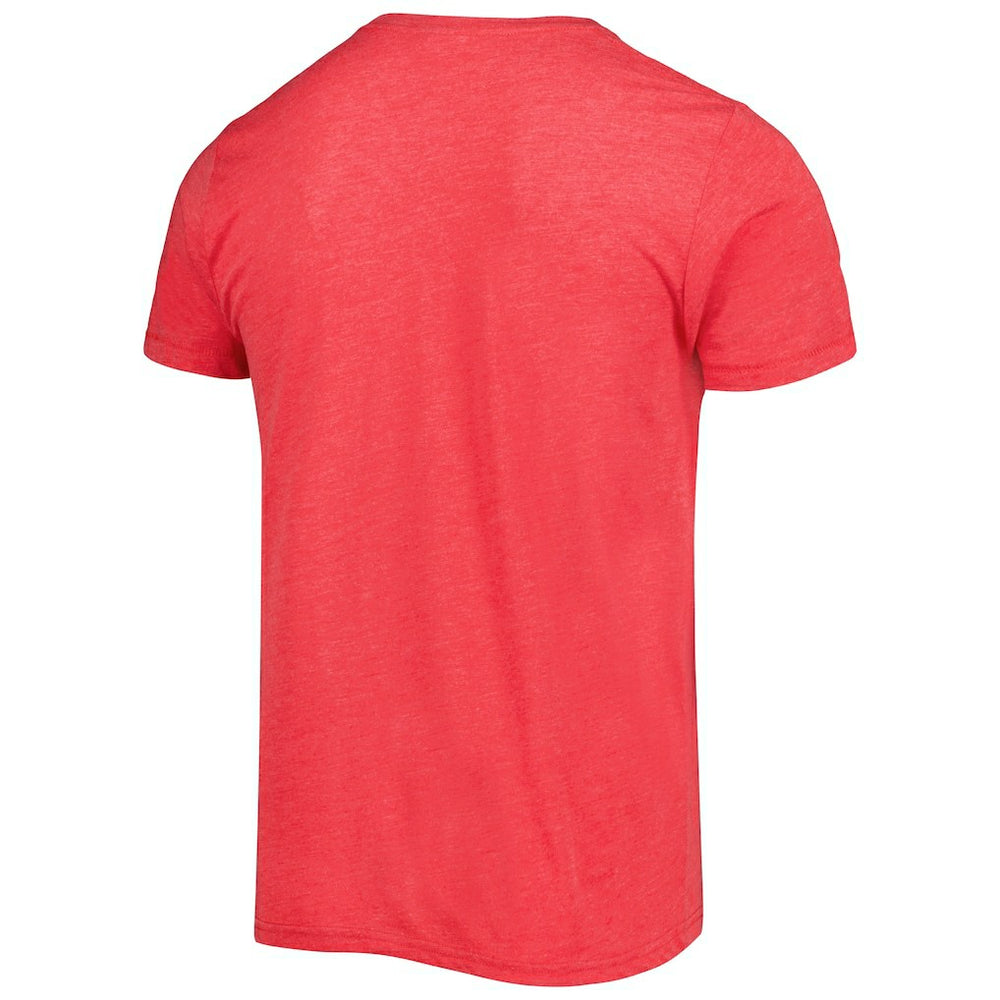 Jerry Rice & Steve Young San Francisco 49ers Homage Unisex NFL Jam Retired Tri-Blend T-Shirt - Scarlet T-shirts