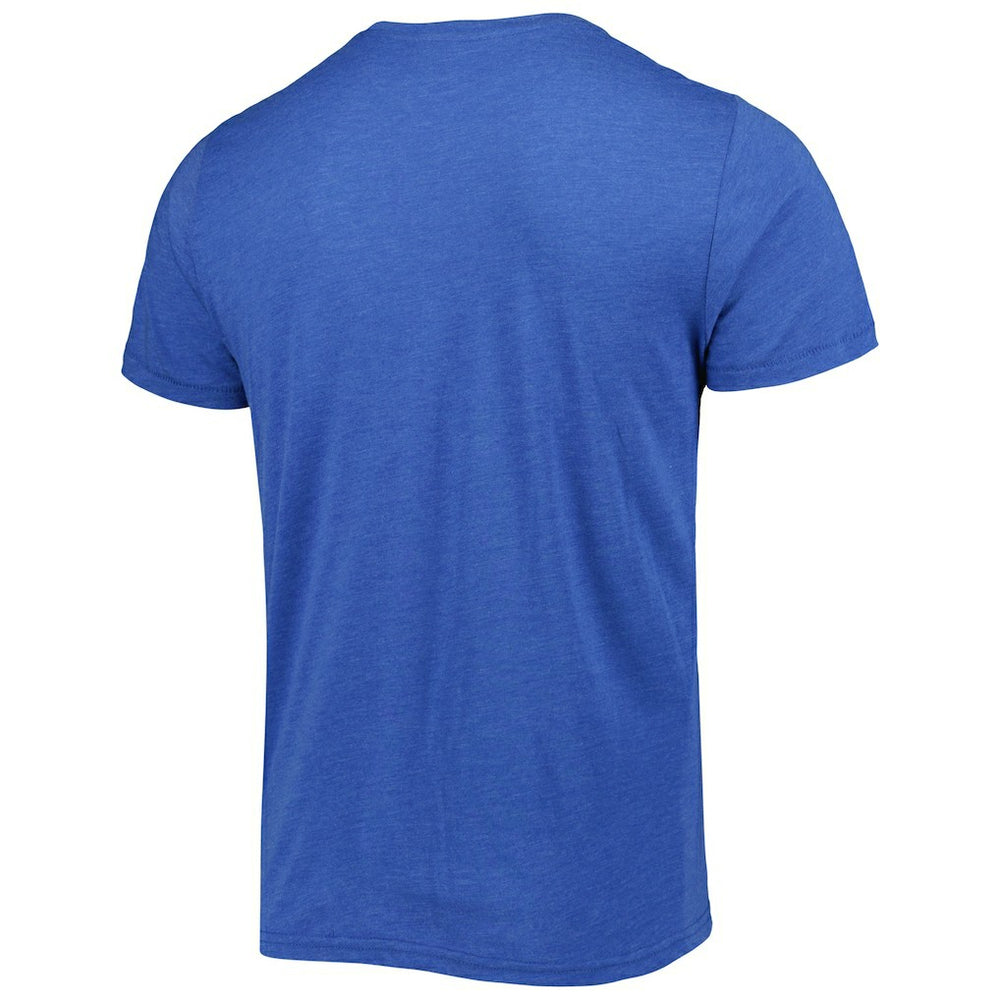 Josh Allen Buffalo Bills Homage Unisex NFL Blitz Player Tri-Blend T-Shirt - Heathered Heather Royal T-shirts