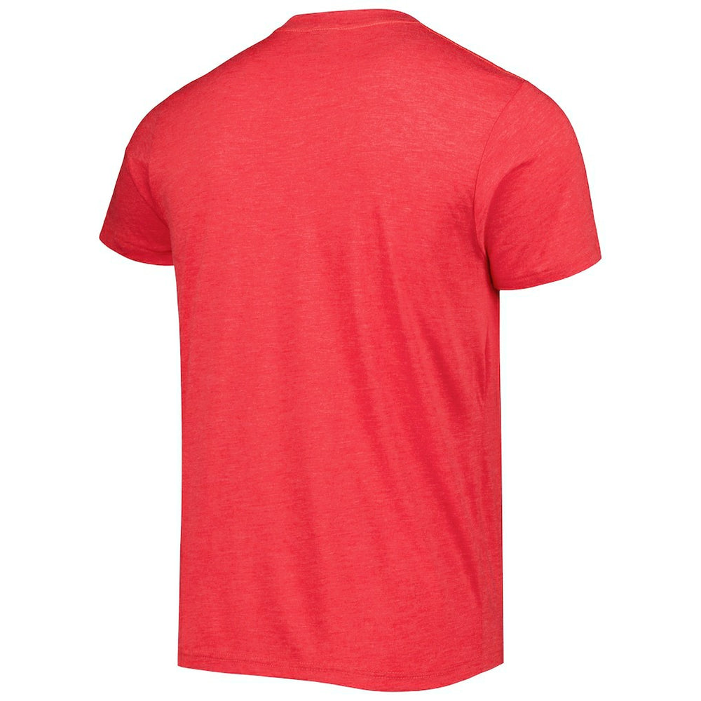 Jerry Rice San Francisco 49ers Homage Unisex NFL Blitz Retired Player Tri-Blend T-Shirt - Heathered Scarlet T-shirts