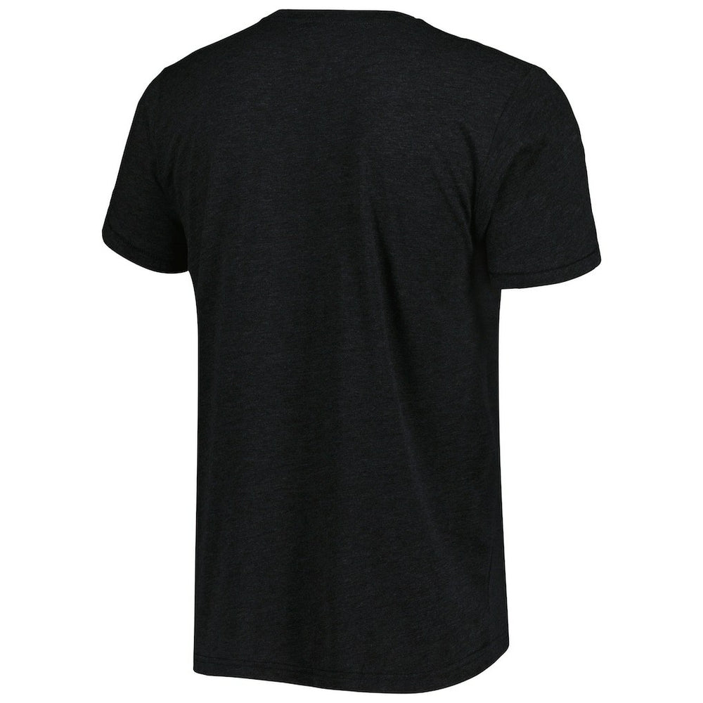 Deion Sanders Atlanta Falcons Homage Unisex NFL Blitz Retired Player Tri-Blend T-Shirt - Heathered Heather Black T-shirts