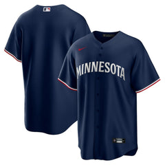 Minnesota Twins Nike Alternate Replica Team Logo Jersey - Navy Jerseys