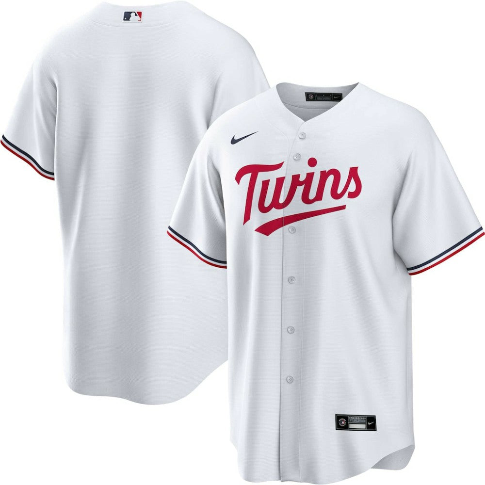 Minnesota Twins Nike Home Replica Team Jersey - White Jerseys