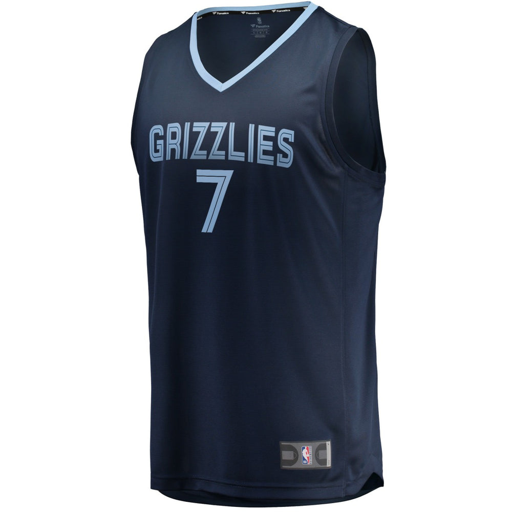 Santi Aldama Memphis Grizzlies Fast Break Replica Jersey Icon Edition Navy - Fanatics