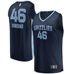 John Konchar Memphis Grizzlies Fast Break Replica Jersey Icon Edition Navy - Fanatics