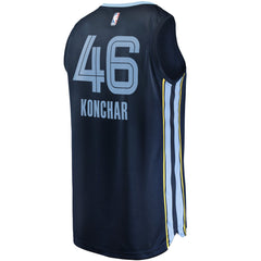 John Konchar Memphis Grizzlies Fast Break Replica Jersey Icon Edition Navy - Fanatics
