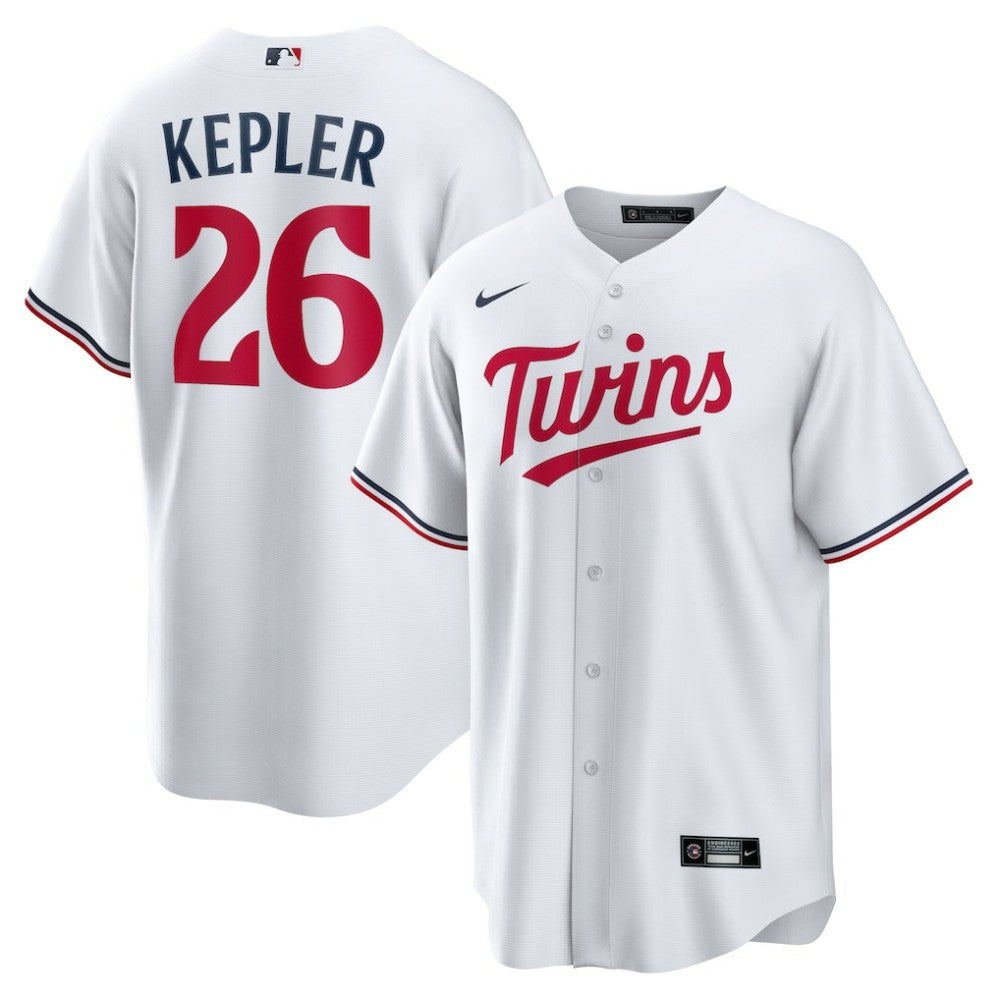 Max Kepler Minnesota Twins Nike Home Replica Player Logo Jersey - White Jerseys