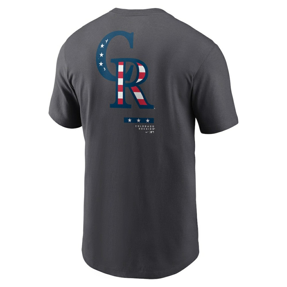 Colorado Rockies Nike Americana T-Shirt - Anthracite T-shirts