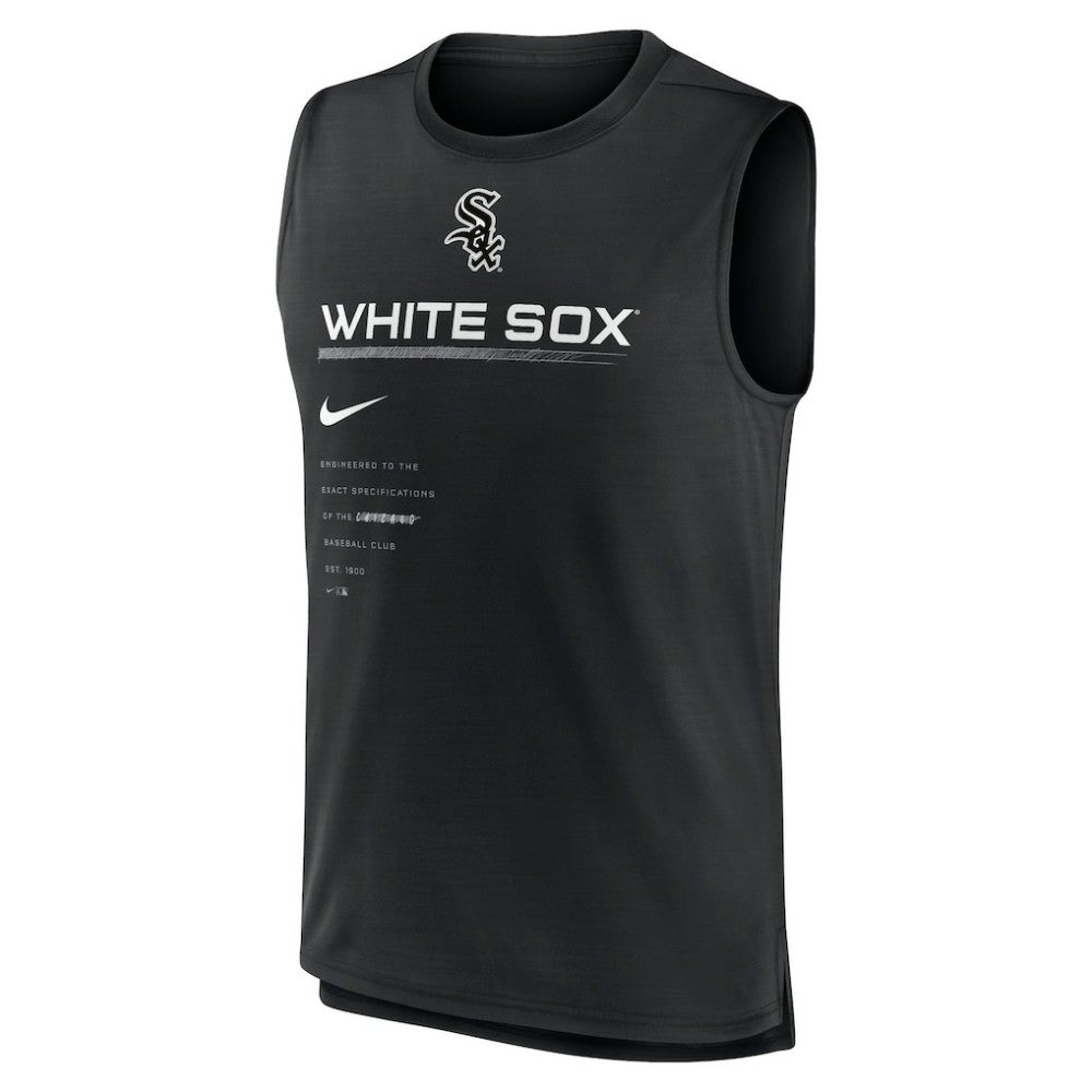 Chicago White Sox Nike Exceed Performance Tank Top - Black Tanks