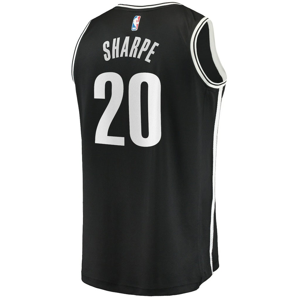 Day'Ron Sharpe Brooklyn Nets Fast Break Replica Jersey Icon Edition Black - Fanatics