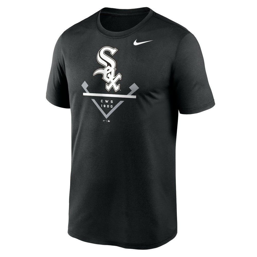 Chicago White Sox Nike Big & Tall Icon Legend Performance T-Shirt - Black T-shirts