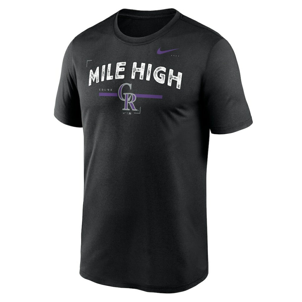 Colorado Rockies Nike Local Legend Practice Performace T-Shirt - Black T-shirts