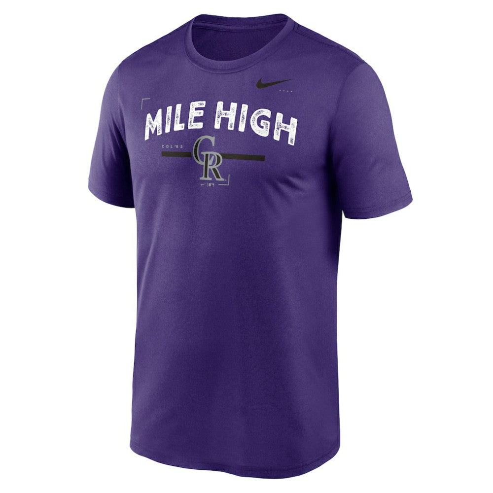 Colorado Rockies Nike Local Legend Practice Performace T-Shirt - Purple T-shirts