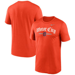 Detroit Tigers Nike Local Legend Practice Performace T-Shirt - Orange T-shirts