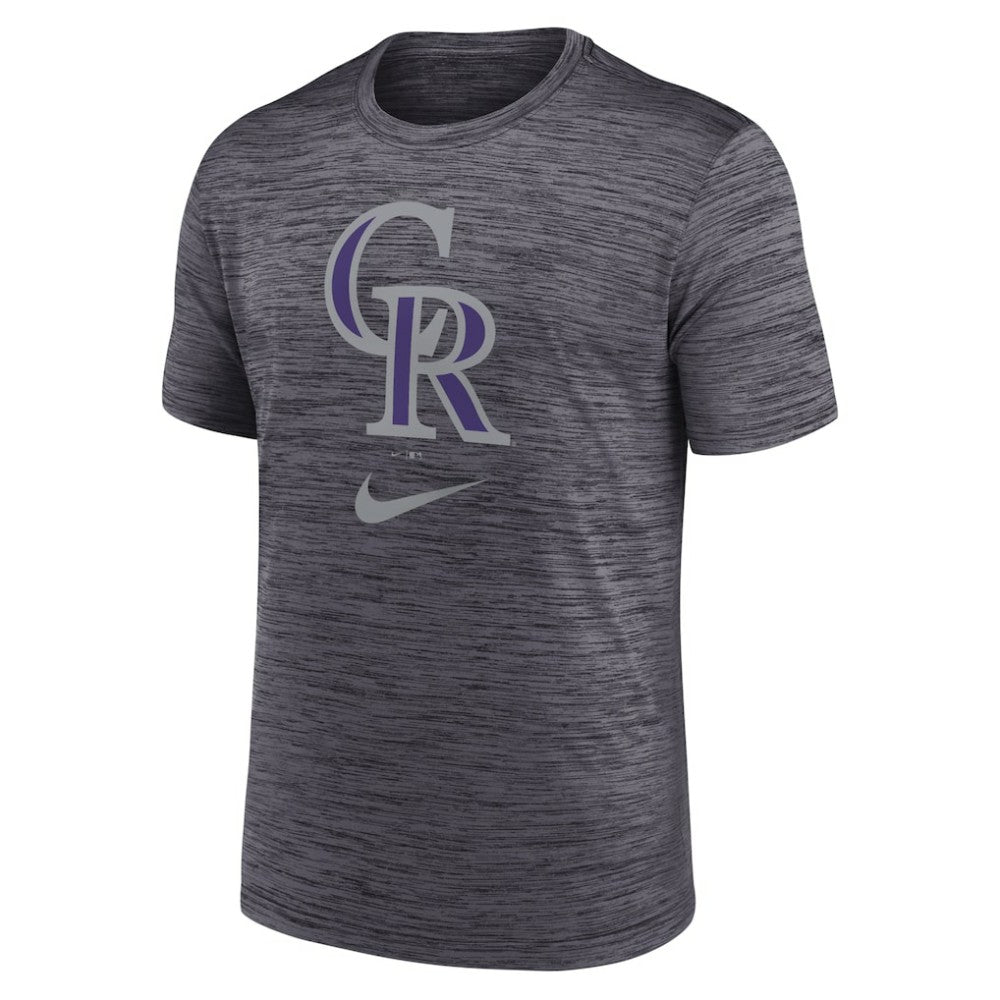 Colorado Rockies Nike Logo Velocity Performance T-Shirt - Black T-shirts