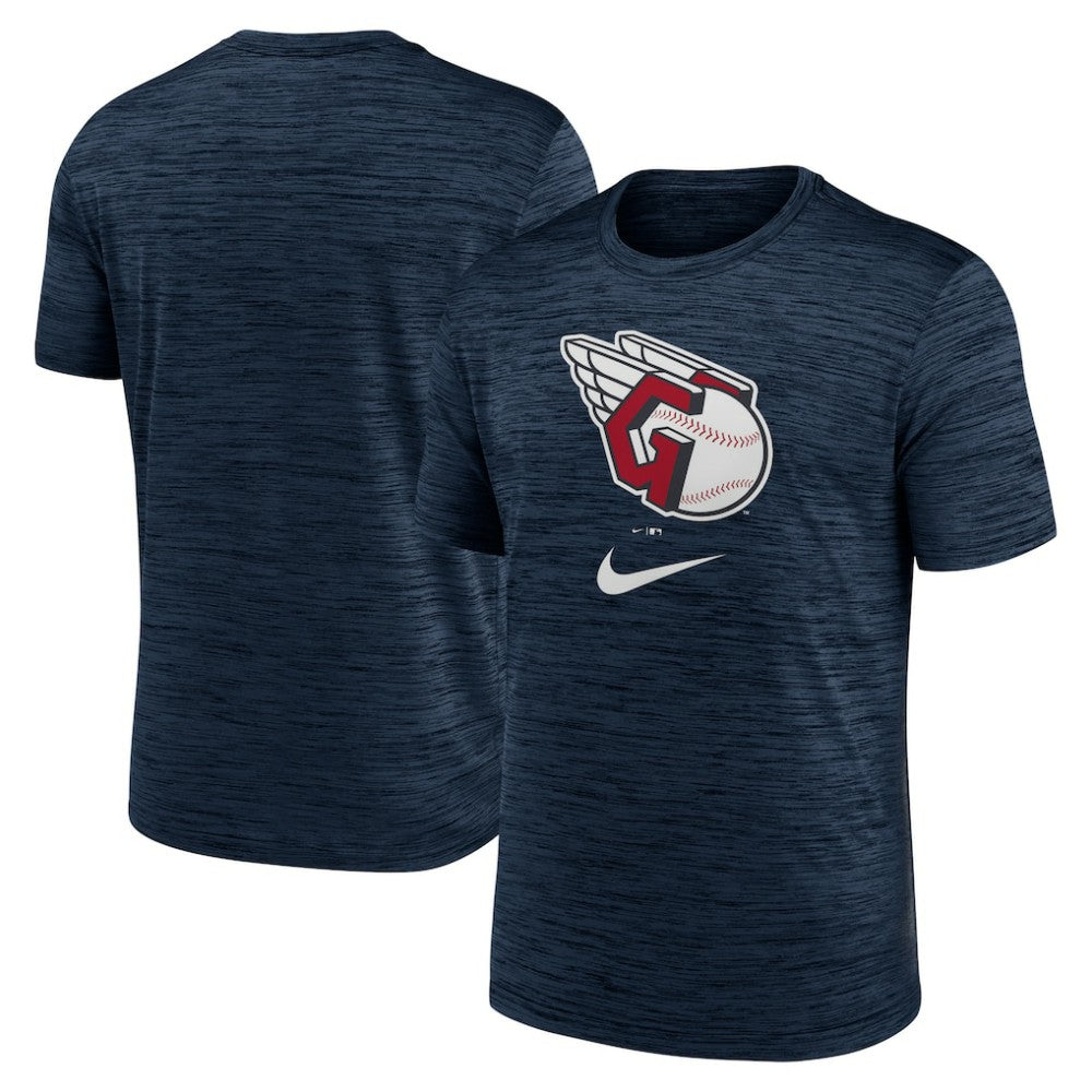 Cleveland Guardians Nike Logo Velocity Performance T-Shirt - Navy T-shirts
