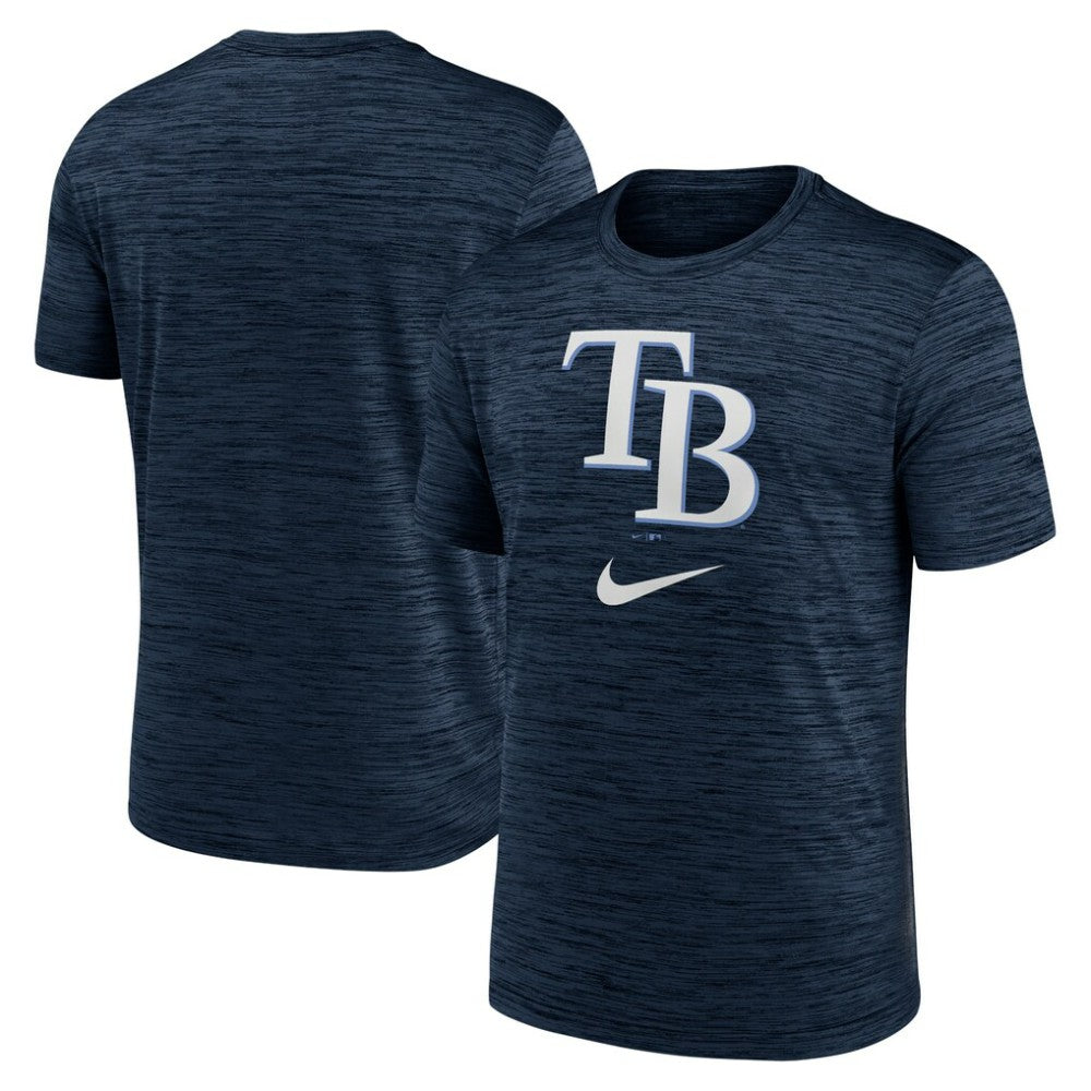 Tampa Bay Rays Nike Logo Velocity Performance T-Shirt - Navy T-shirts
