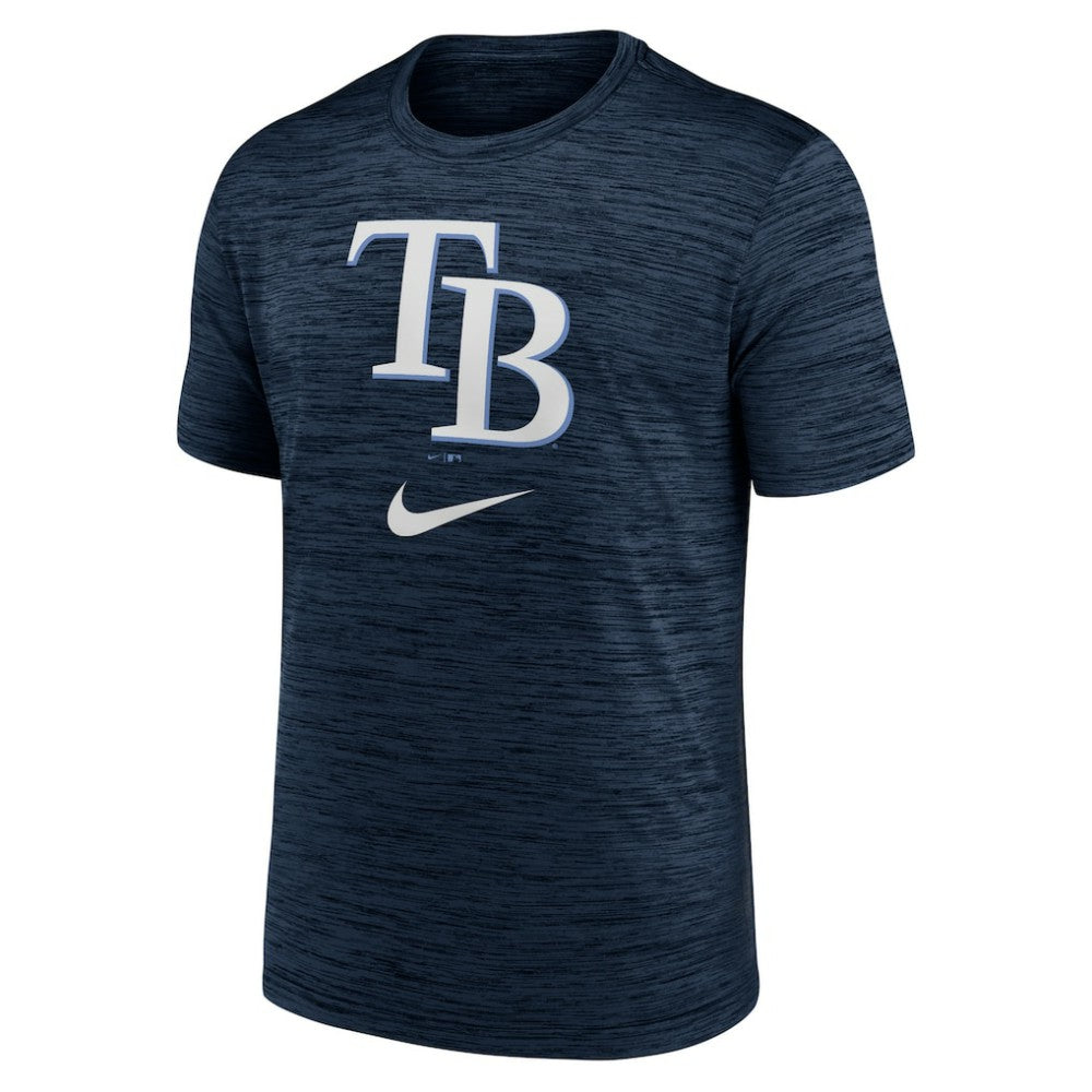 Tampa Bay Rays Nike Logo Velocity Performance T-Shirt - Navy T-shirts