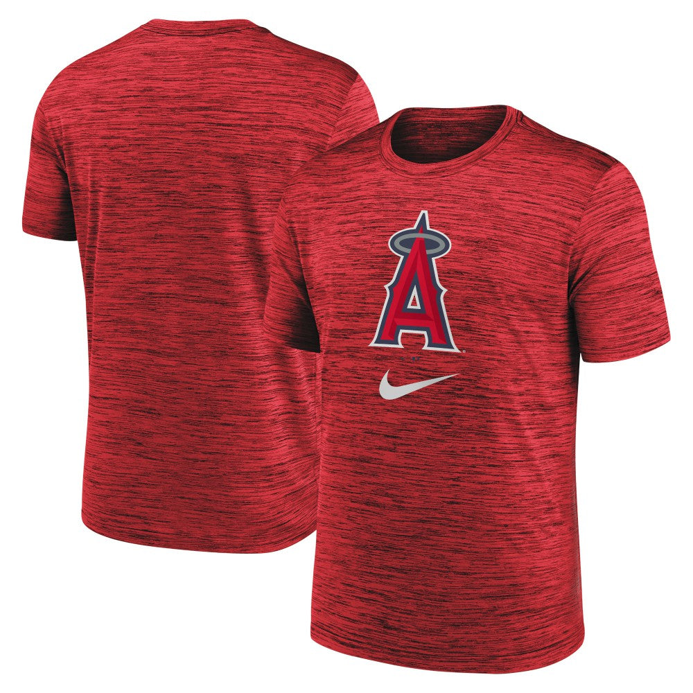 Los Angeles Angels Nike Logo Velocity Performance T-Shirt - Red T-shirts