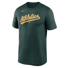 Athletics Nike New Legend Wordmark Dri-FIT T-Shirt - Green T-shirts