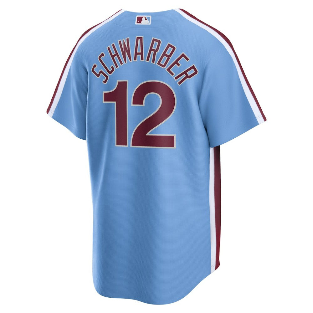 Kyle Schwarber Philadelphia Phillies Nike Alternate, 1st Replica Jersey - Light Blue Jerseys