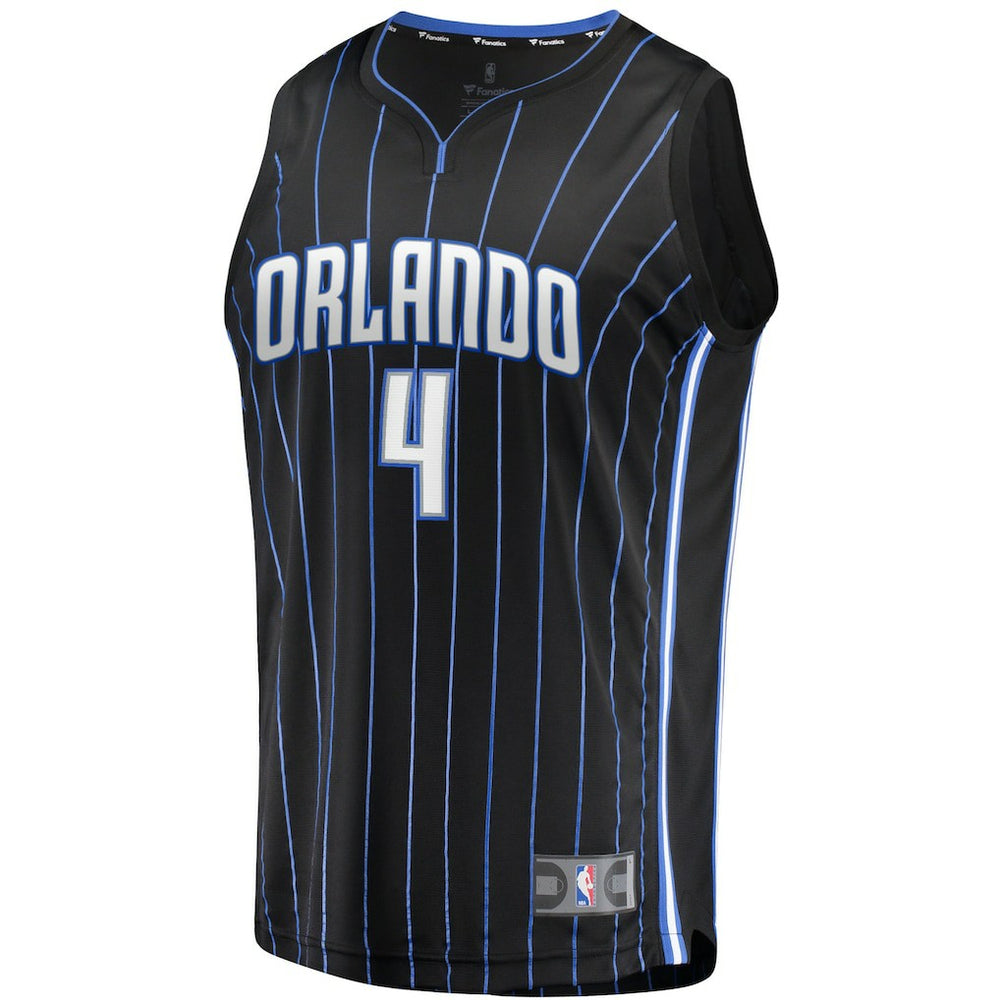 Jalen Suggs Orlando Magic Youth 2021/22 Fast Break Replica Jersey Icon Edition Black - Fanatics