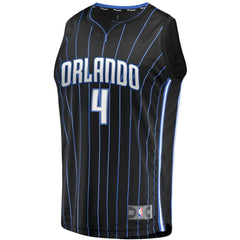Jalen Suggs Orlando Magic Youth 2021/22 Fast Break Replica Jersey Icon Edition Black - Fanatics
