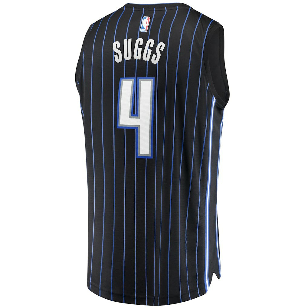Jalen Suggs Orlando Magic Youth 2021/22 Fast Break Replica Jersey Icon Edition Black - Fanatics