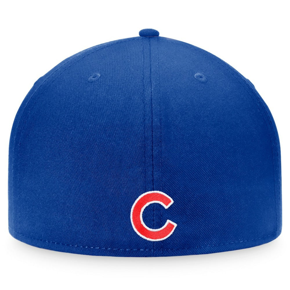 Chicago Cubs Fanatics Fundamental Two-Tone Fitted Hat - Royal/Red Hats