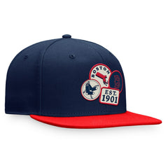 Boston Red Sox Fanatics Heritage Patch Fitted Hat - Navy Hats