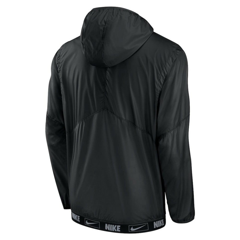 Chicago Cubs Nike Authentic Night Game Performance Half-Zip Windbreaker - Black Windbreaker
