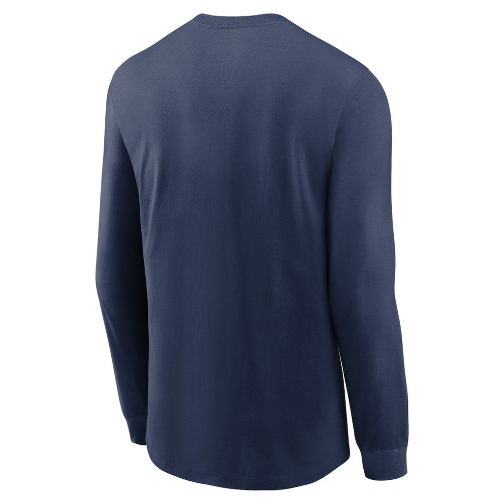 Minnesota Twins Nike Over Arch Performance Long Sleeve T-Shirt - Navy T-shirts