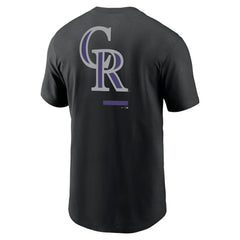 Colorado Rockies Nike Over the Shoulder T-Shirt - Black T-shirts